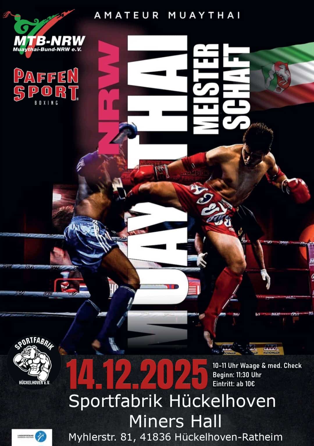 Muaythai NRW Meisterschaft - ACHTUNG Neuer Termin!